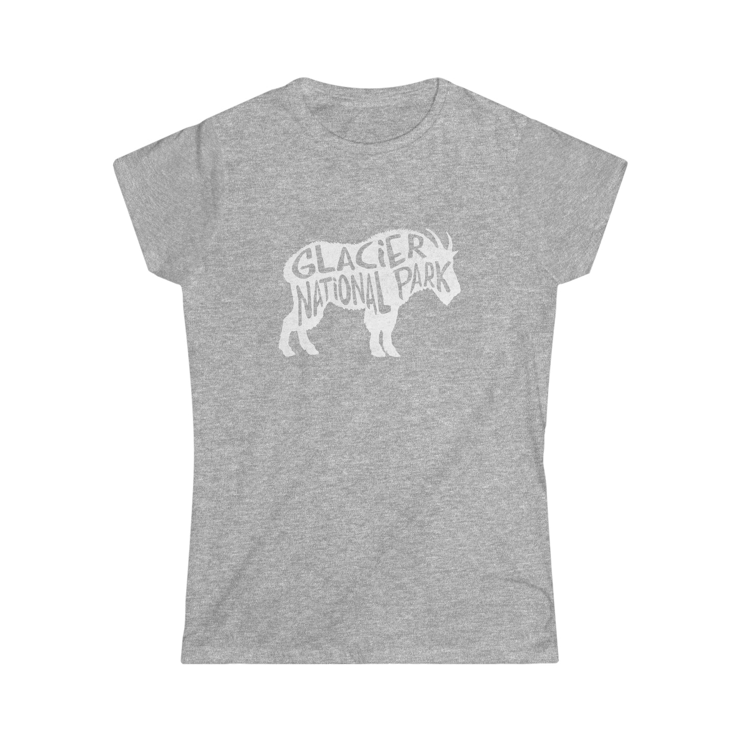 Glacier National Park Women's T-Shirt - Mountain Goat