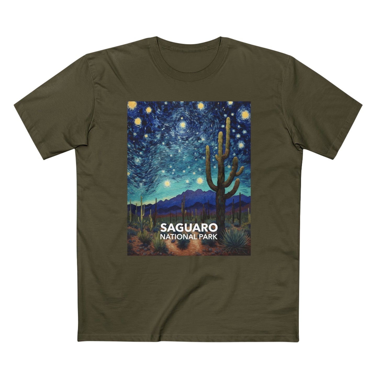 Saguaro National Park T-Shirt - The Starry Night