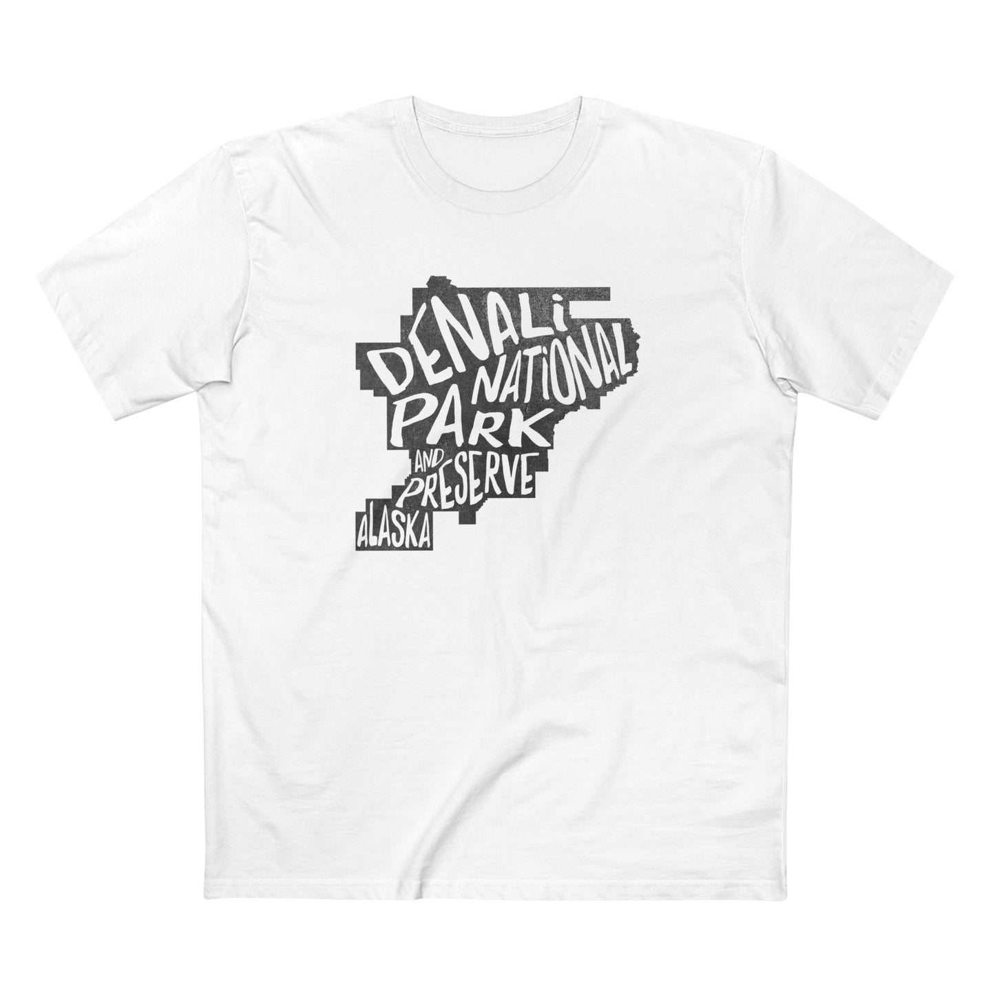 Denali National Park T-Shirt - Map
