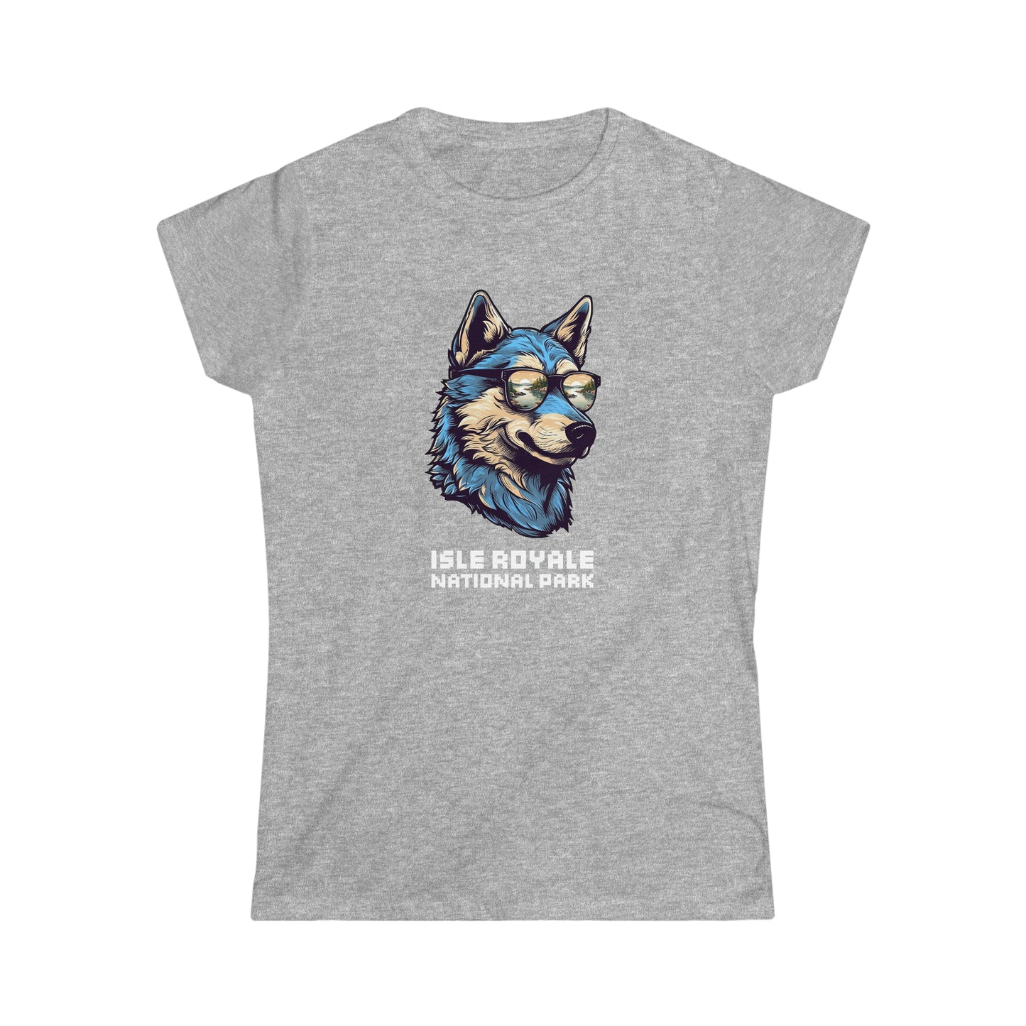Isle Royale National Park Women's T-Shirt - Cool Wolf