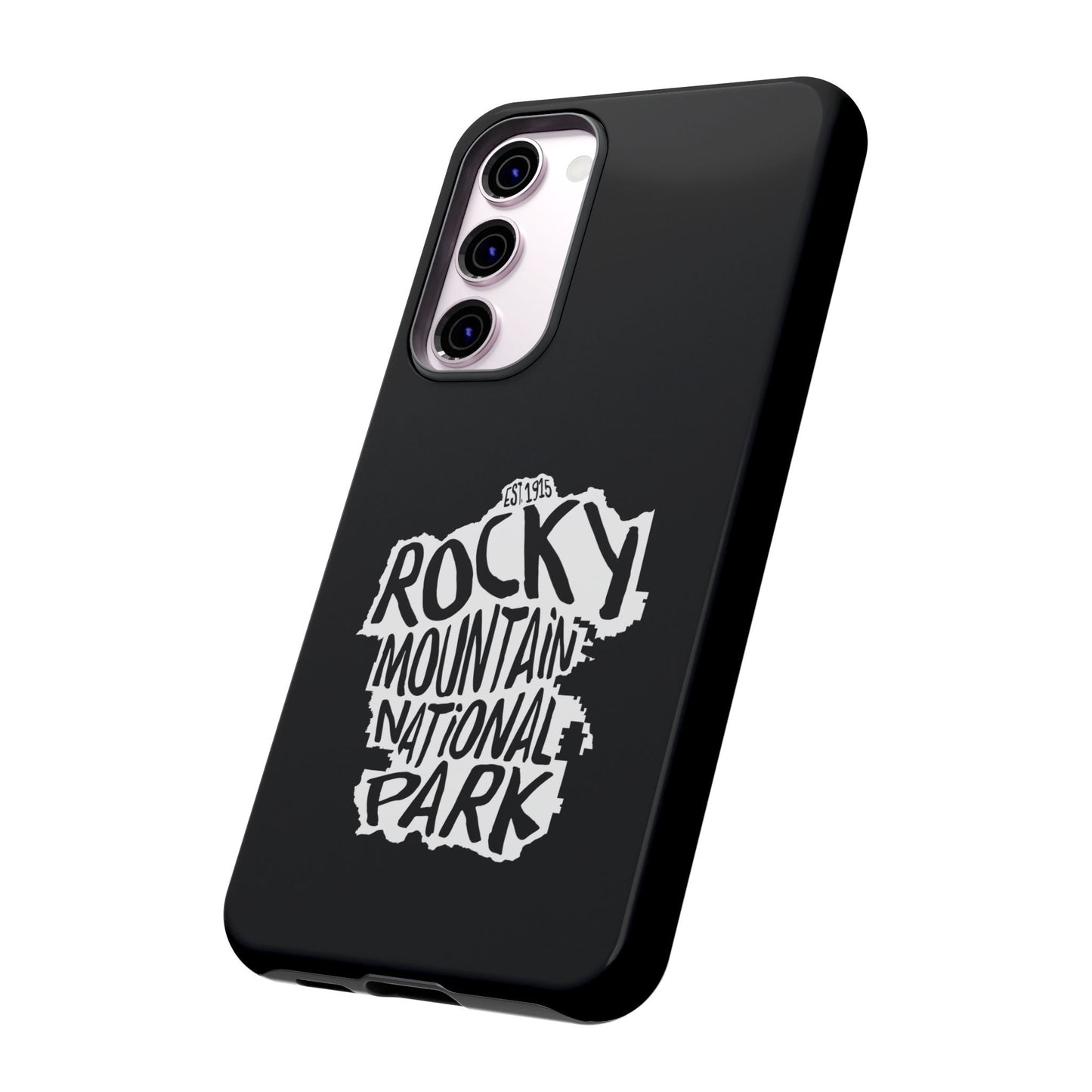 Rocky Mountain National Park Phone Case - Map Design