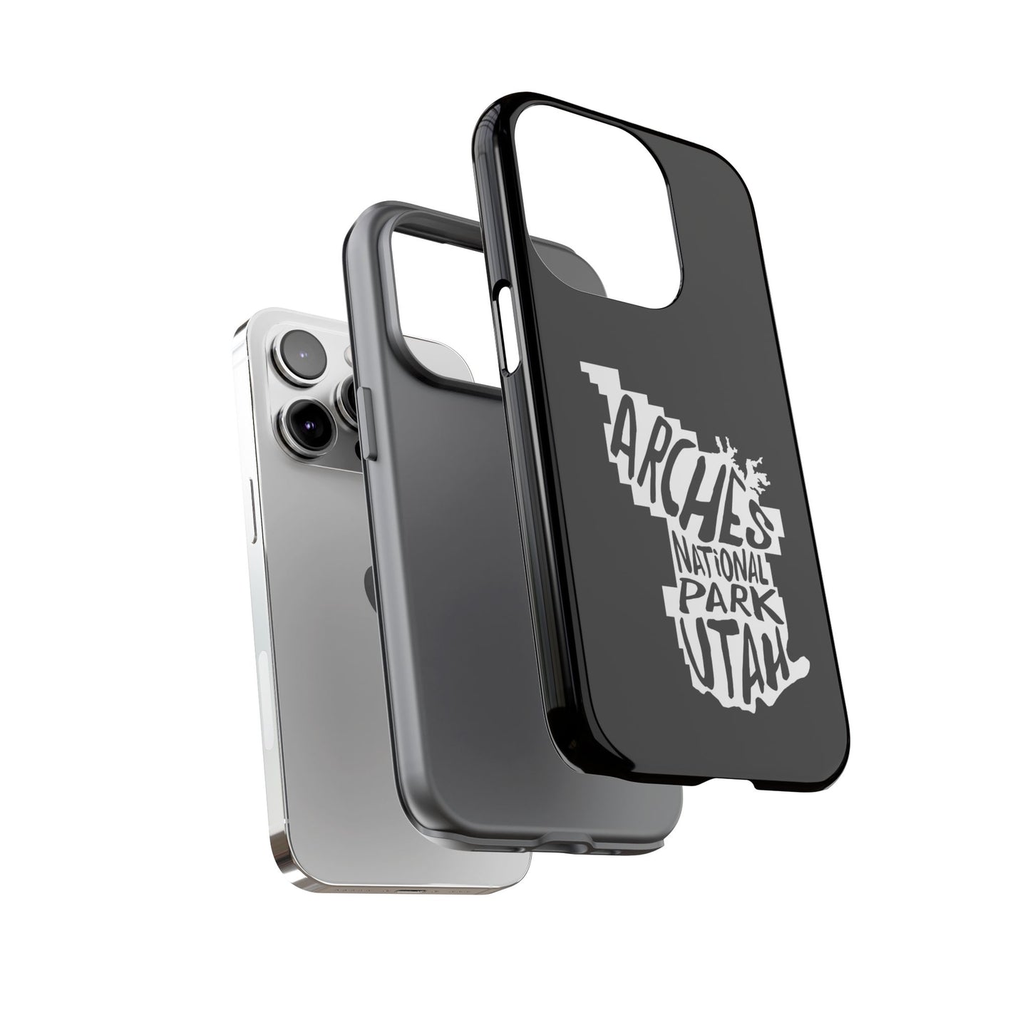 Arches National Park iPhone Case - Map Design