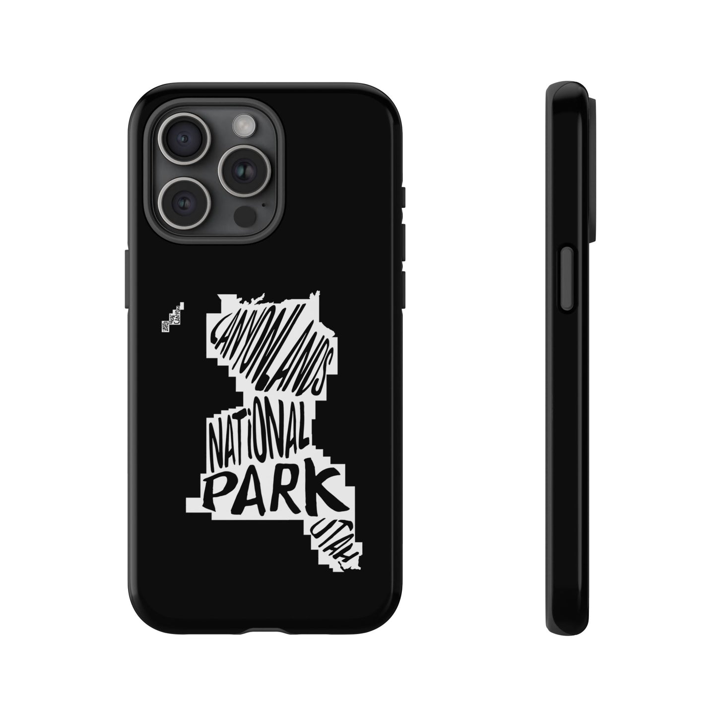 Canyonlands National Park Phone Case - Map Design