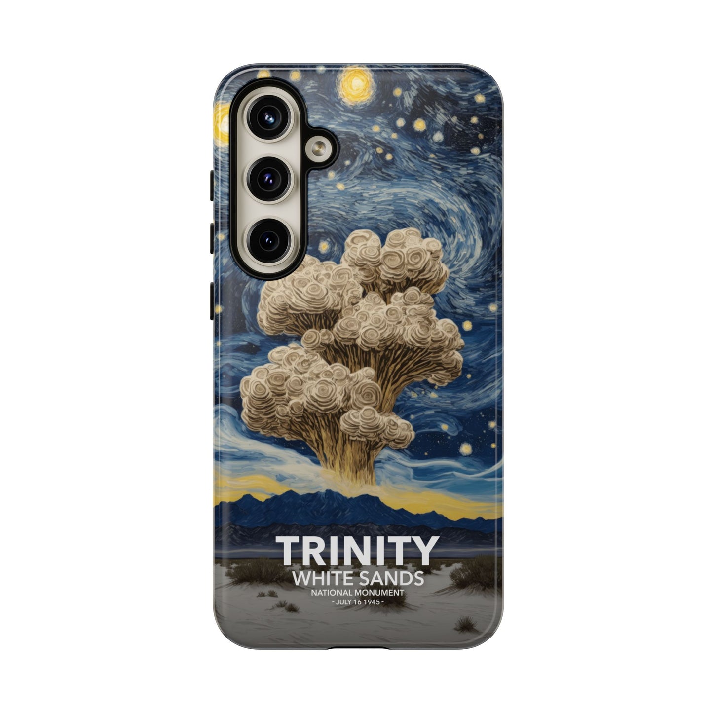White Sands National Park Phone Case - Starry Night Trinity Test