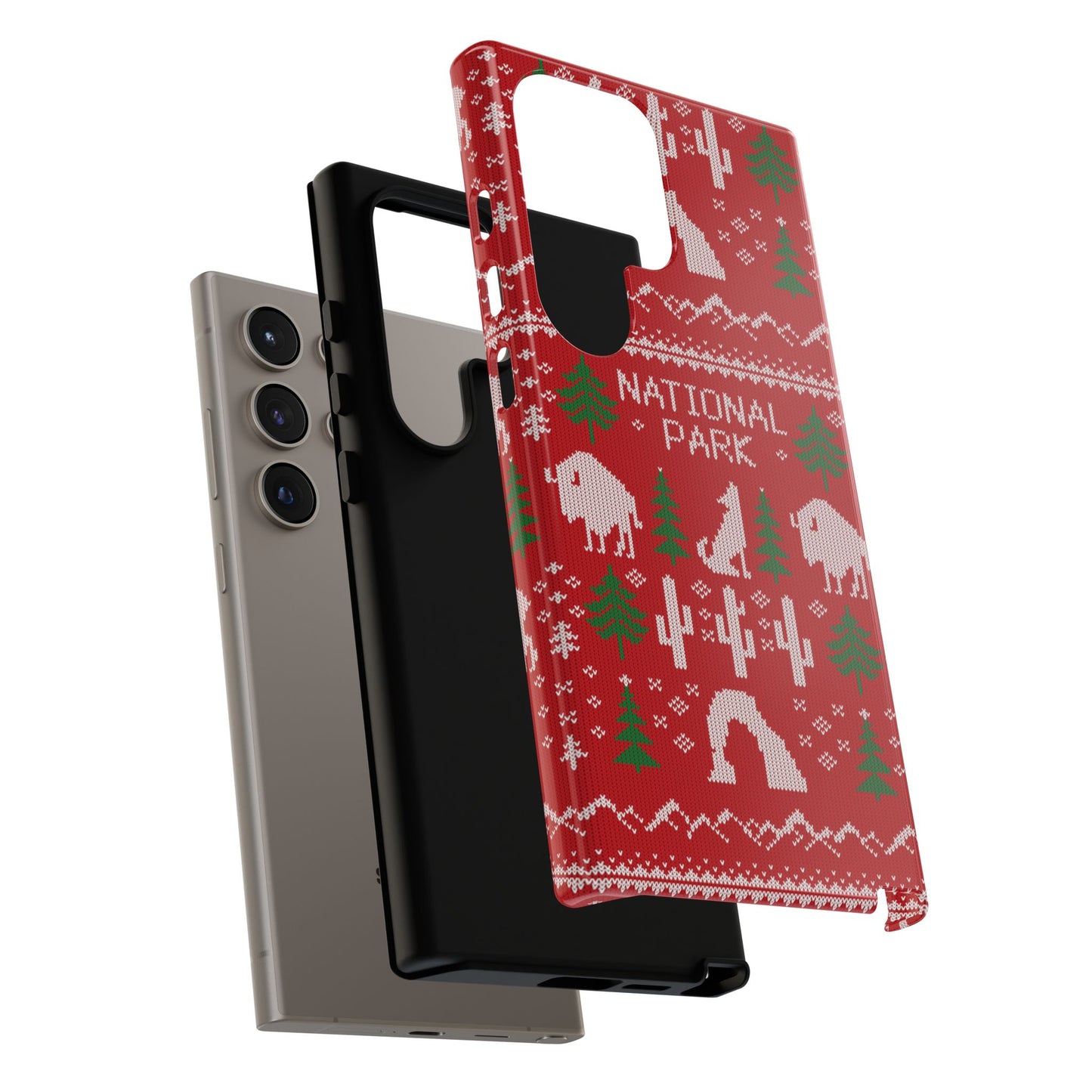 National Park Phone Case - Fair Isle Pattern