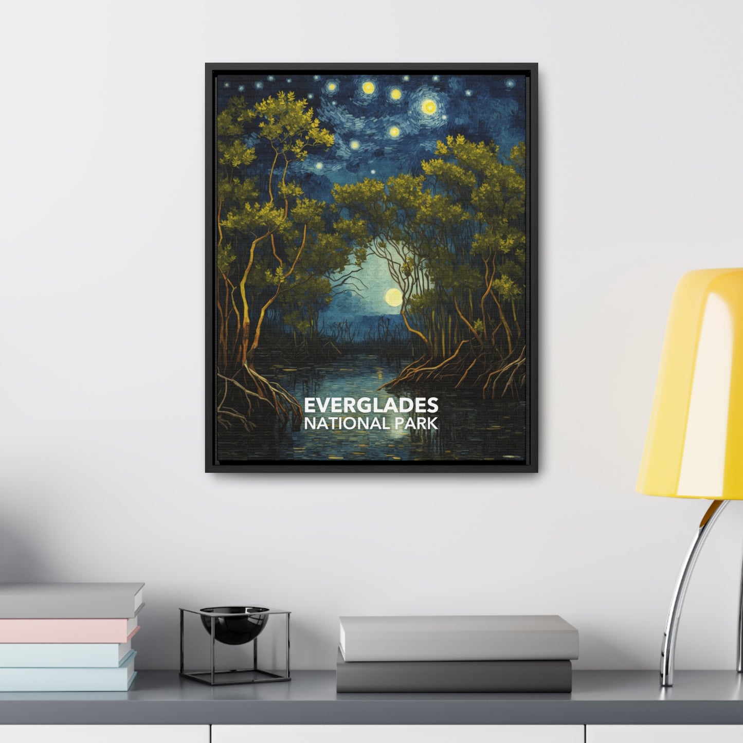 Everglades National Park Framed Canvas - The Starry Night