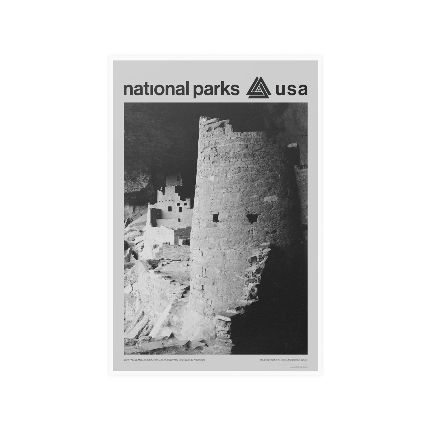 Mesa Verde National Park Poster - Ansel Adams