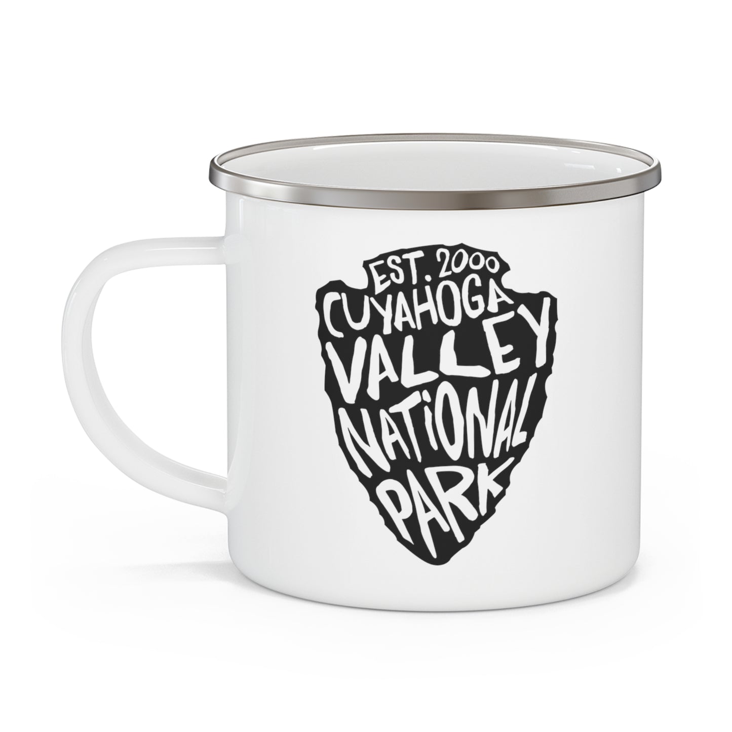 Cuyahoga Valley National Park Enamel Camping Mug - Arrowhead