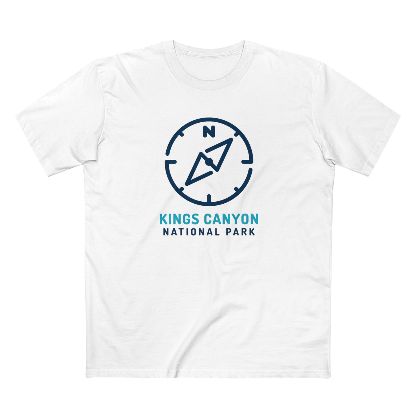 Kings Canyon National Park T-Shirt Compass Design