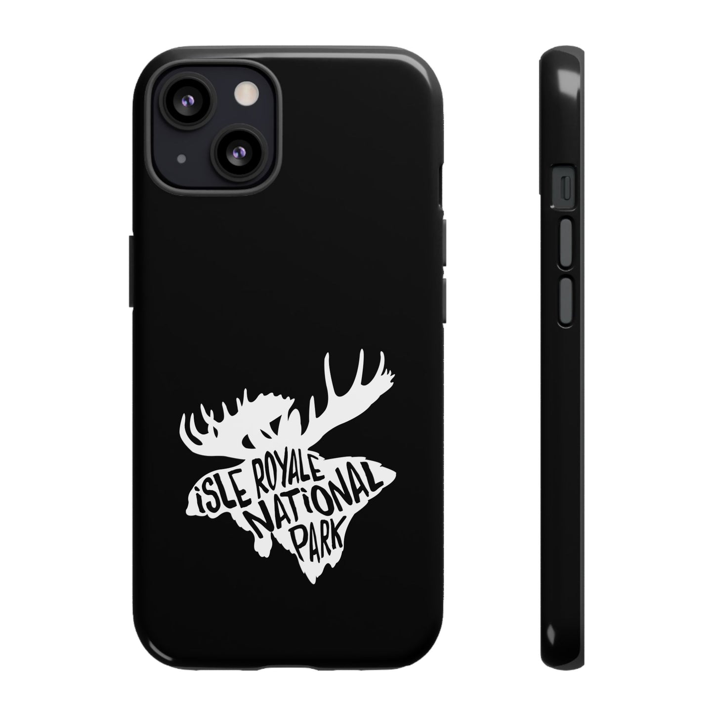 Isle Royale National Park Phone Case - Moose Design