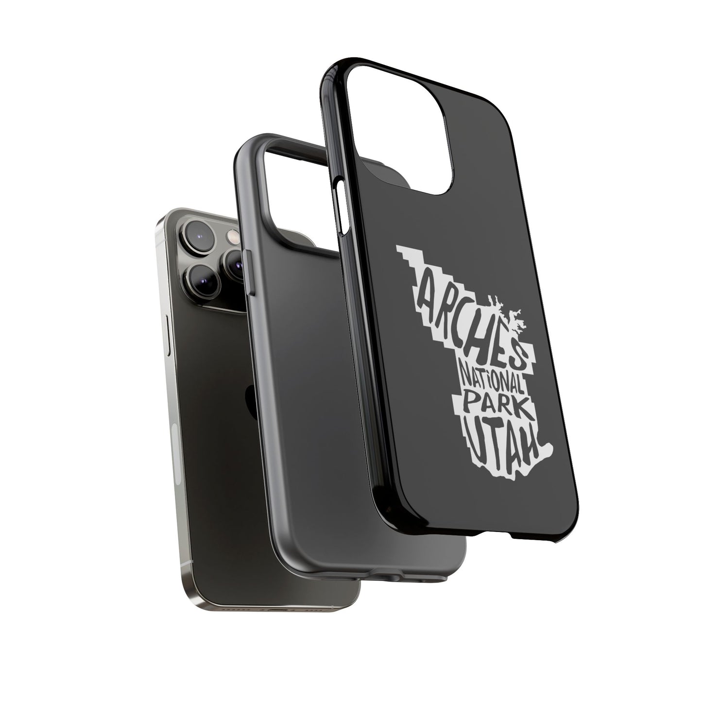 Arches National Park iPhone Case - Map Design