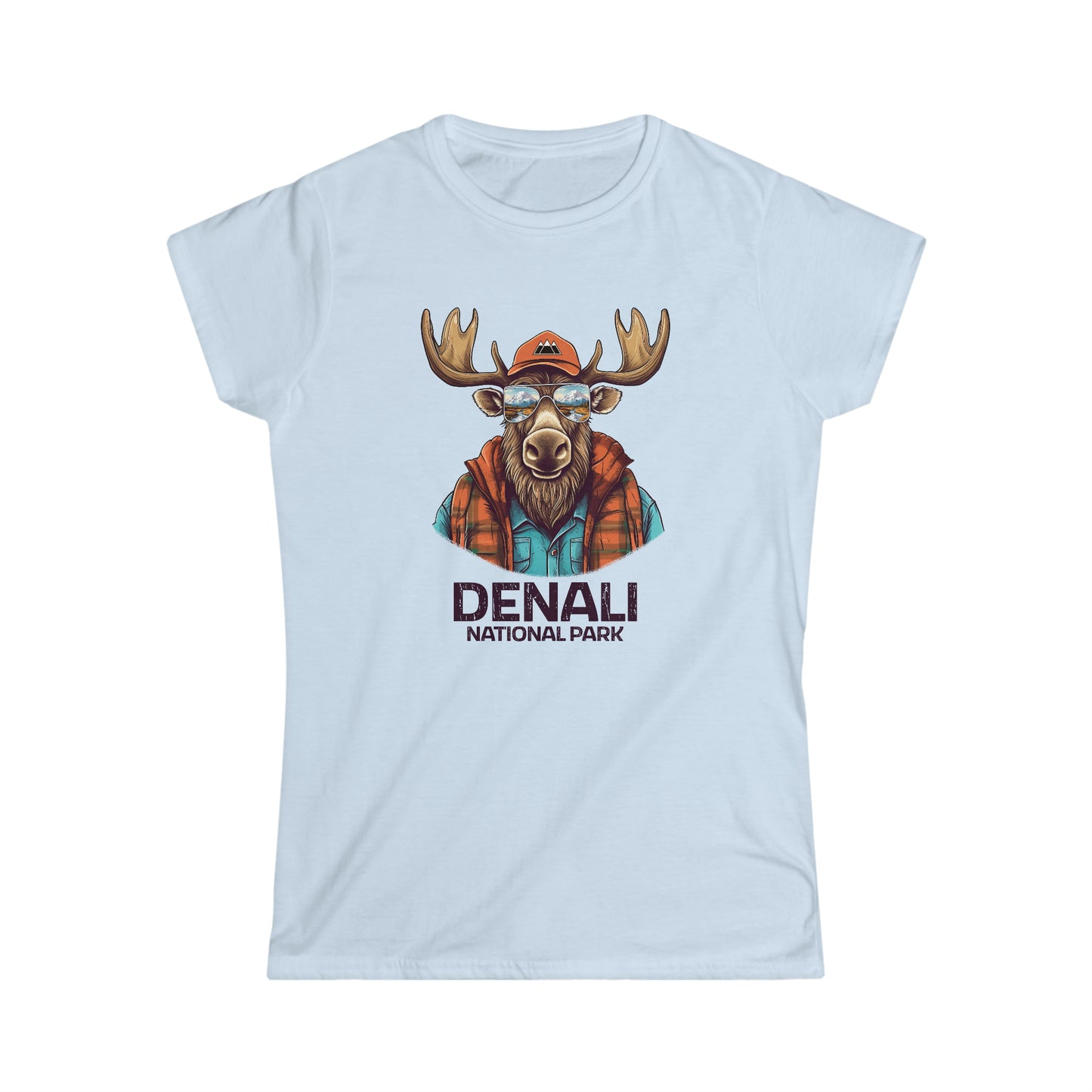 Denali National Park Women's T-Shirt - Cool Moose
