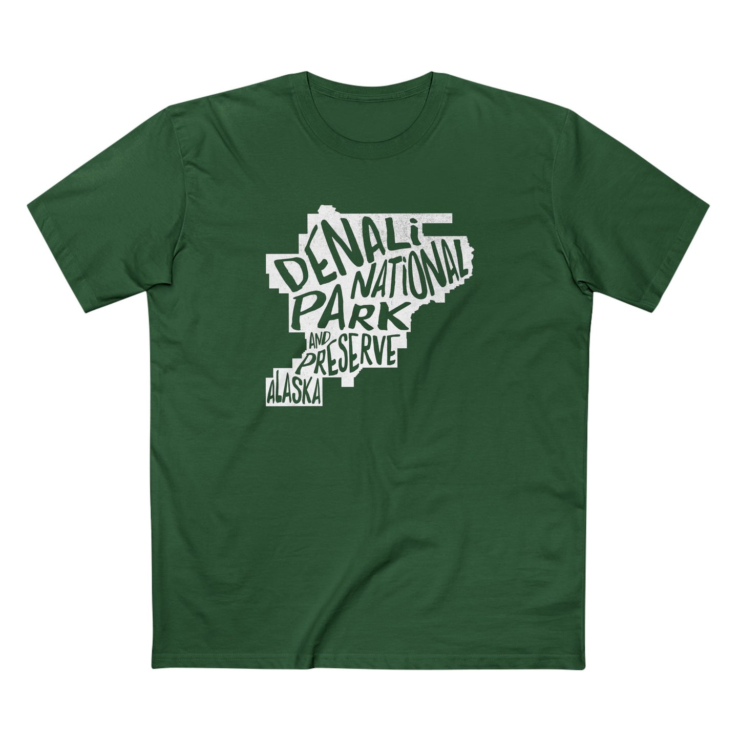 Denali National Park T-Shirt - Map