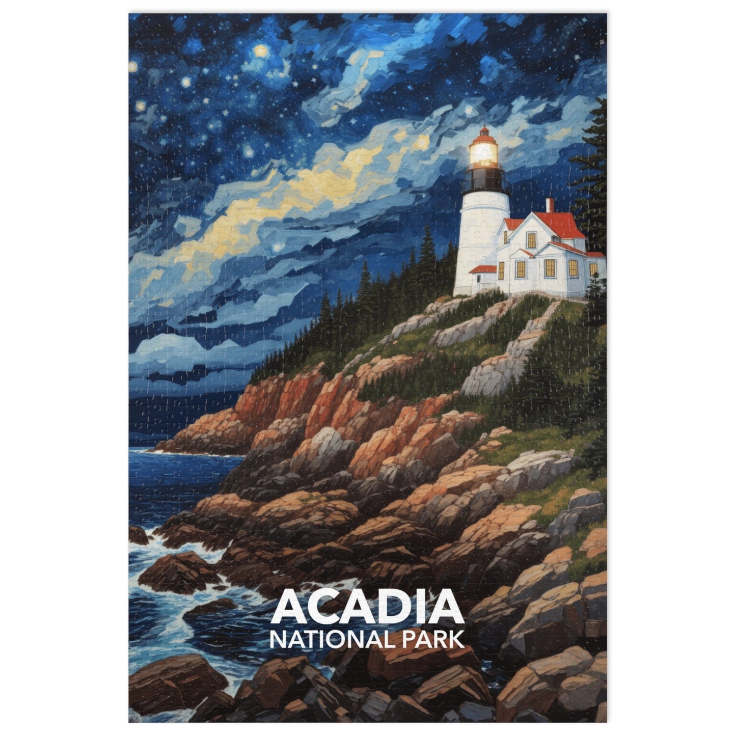 Acadia National Park Jigsaw Puzzle - The Starry Night