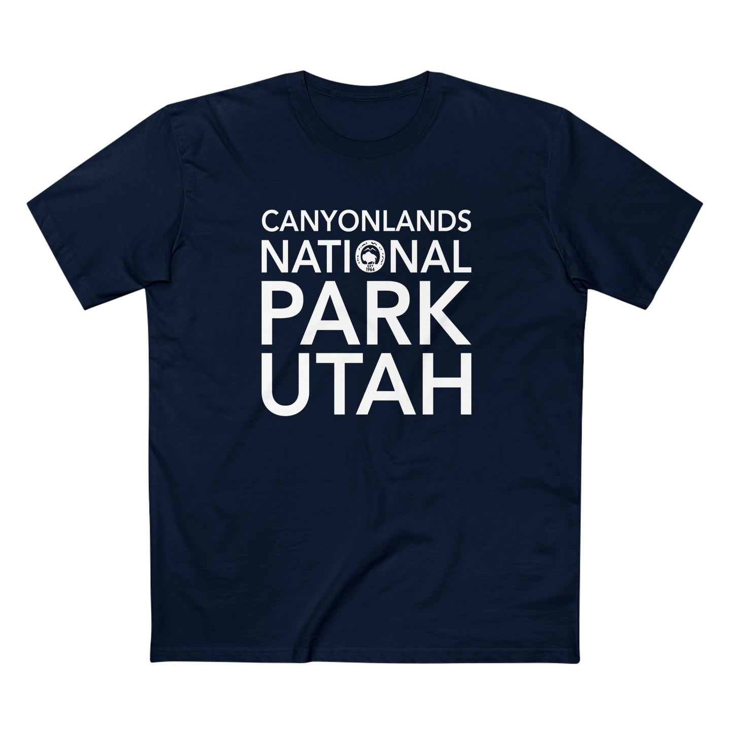 Canyonlands National Park T-Shirt Block Text