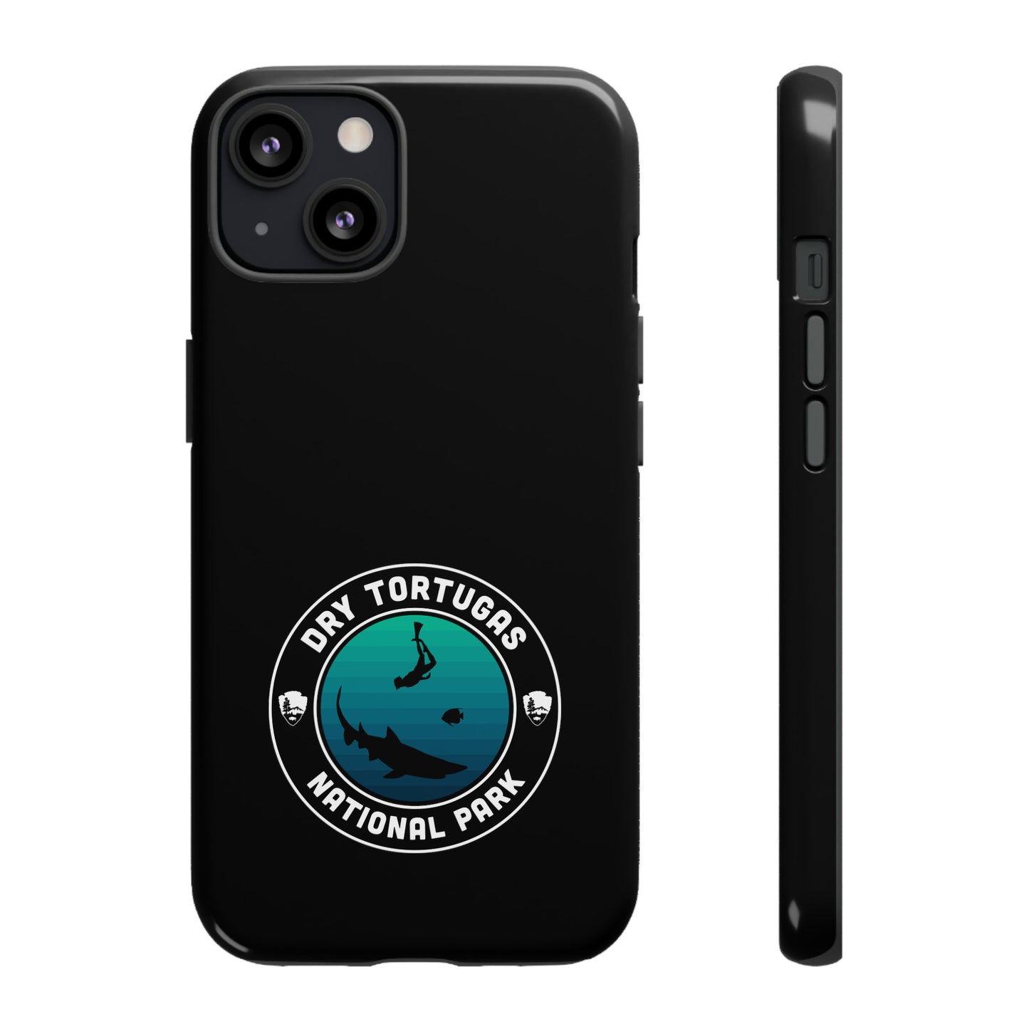 Dry Tortugas National Park Phone Case - Round Emblem Design