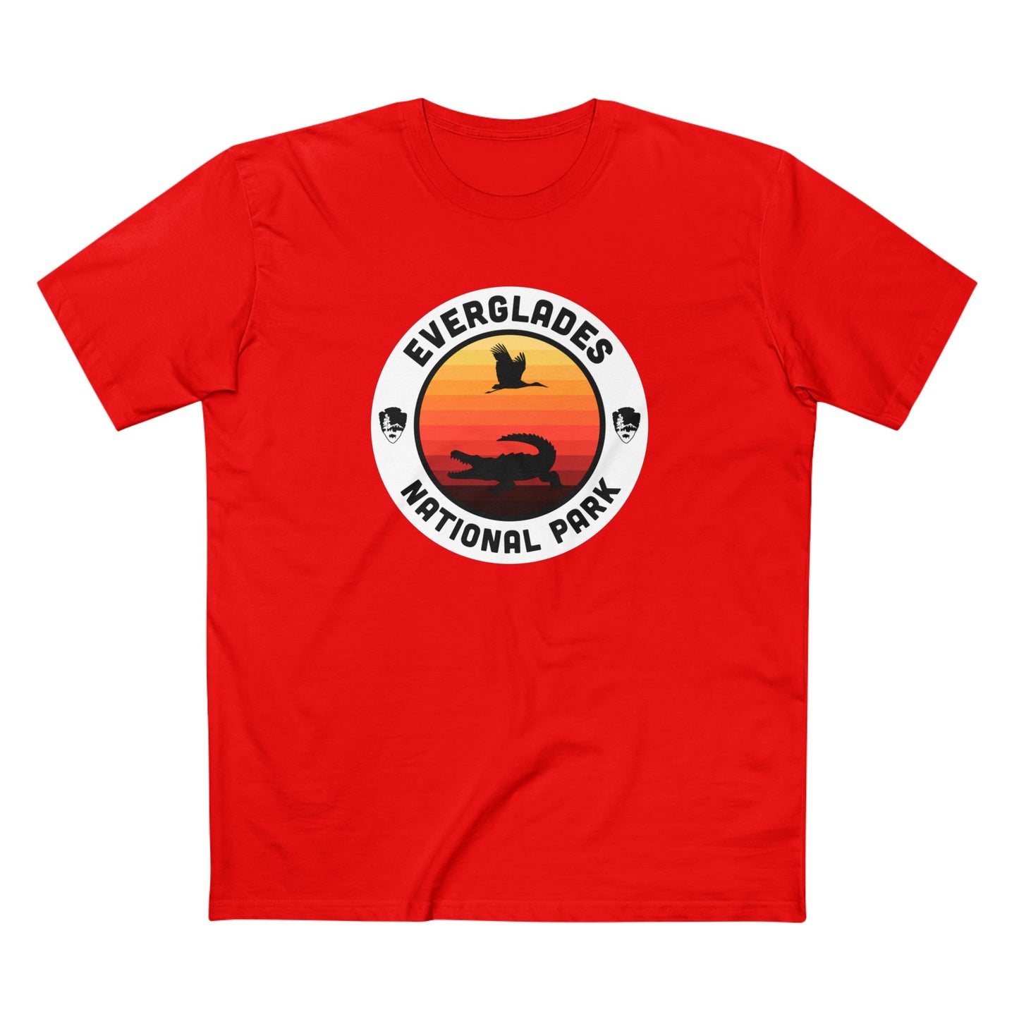 Everglades National Park T-Shirt - Round Badge Design