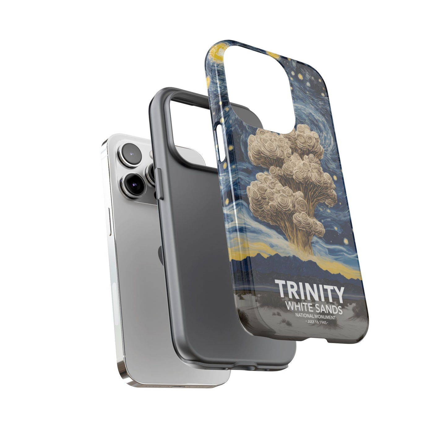 White Sands National Park Phone Case - Starry Night Trinity Test