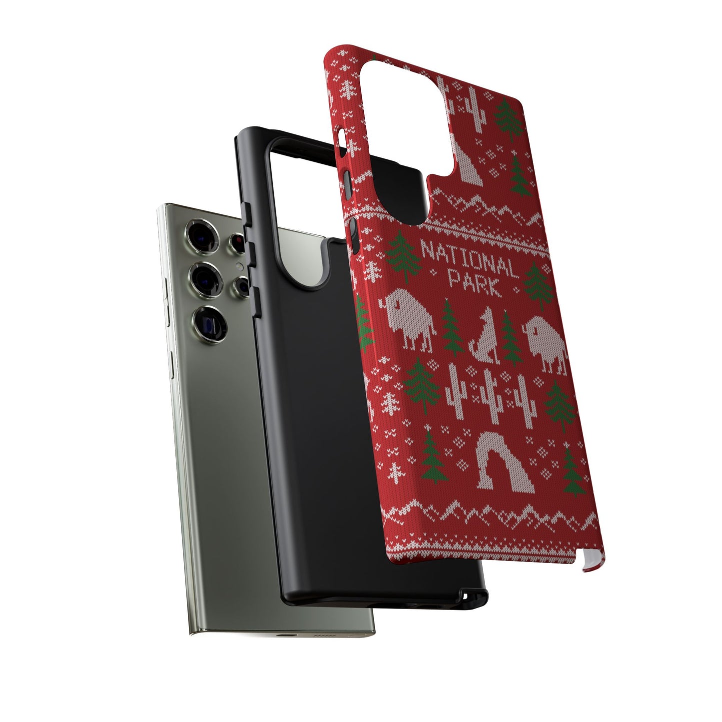 National Park Phone Case - Fair Isle Pattern