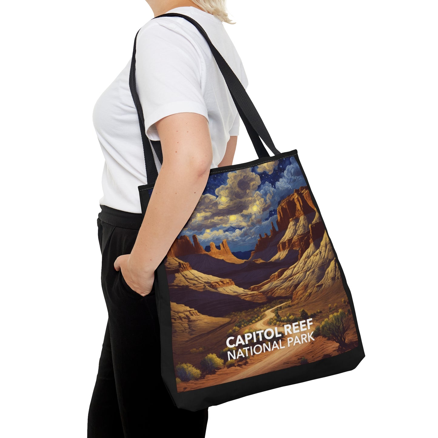 Capitol Reef National Park Tote Bag - The Starry Night
