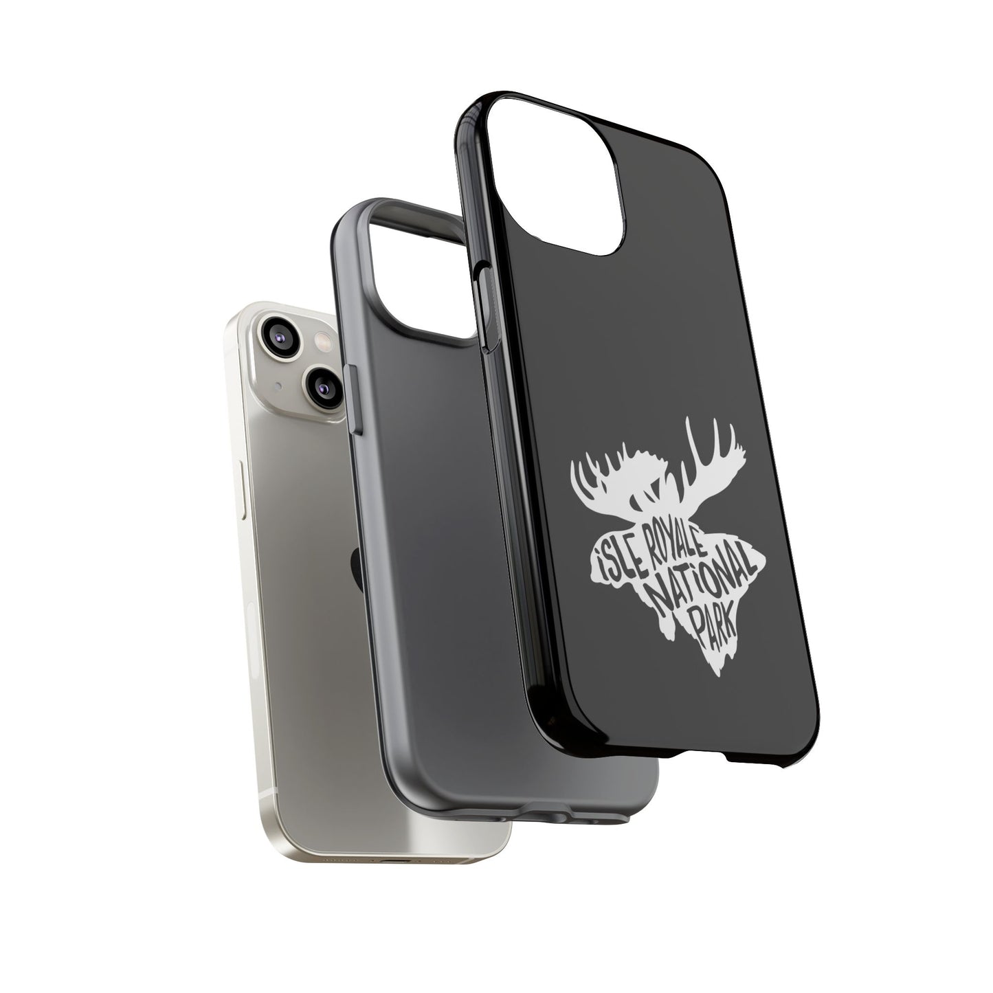 Isle Royale National Park Phone Case - Moose Design