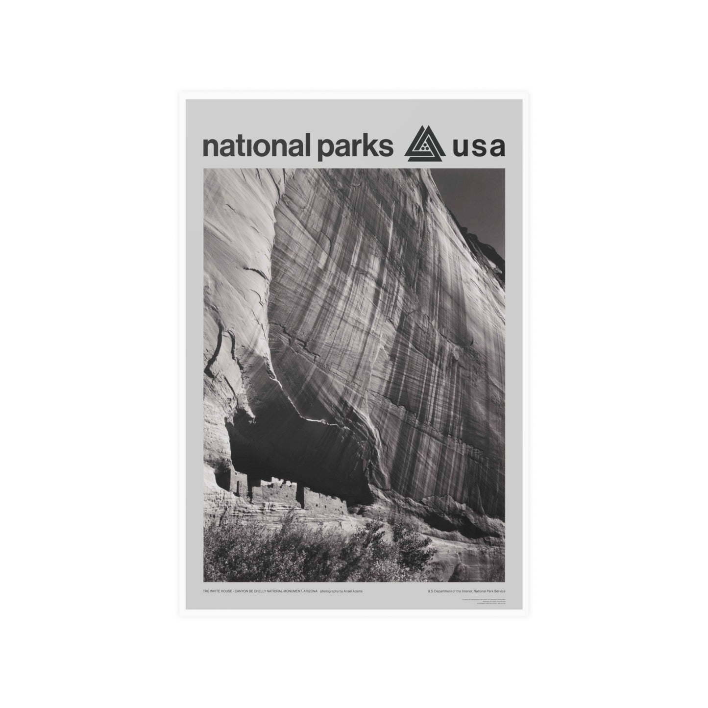Canyon De Chelly National Monument Poster - Ansel Adams