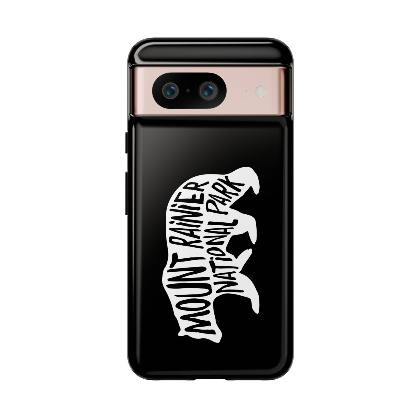 Mount Rainier National Park Phone Case - Black Bear Design