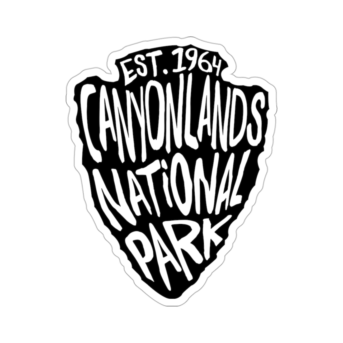 Canyonlands National Park Sticker - Arrow Head Design