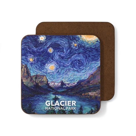 Glacier National Park Coaster - The Starry Night
