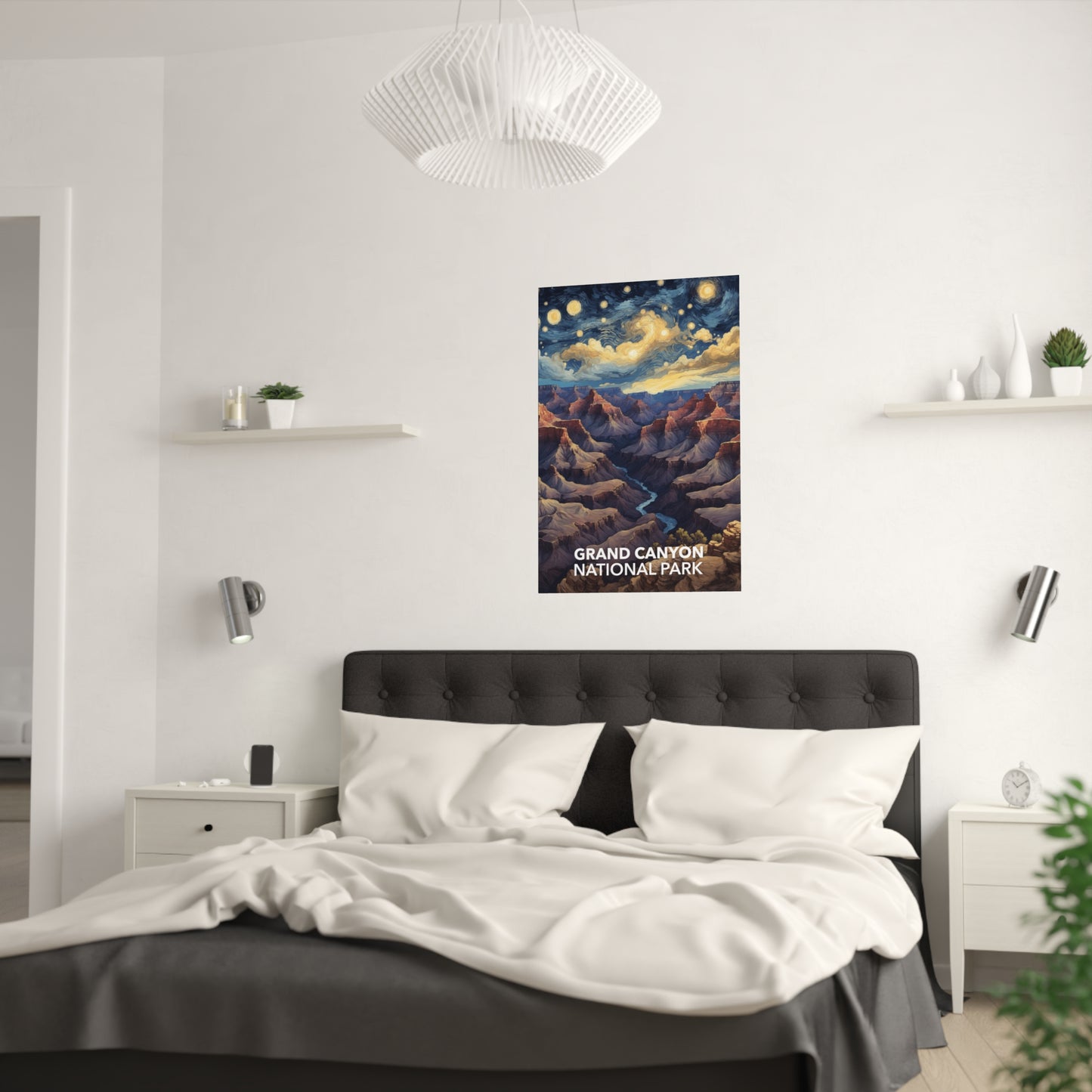 Grand Canyon National Park Poster - Starry Night