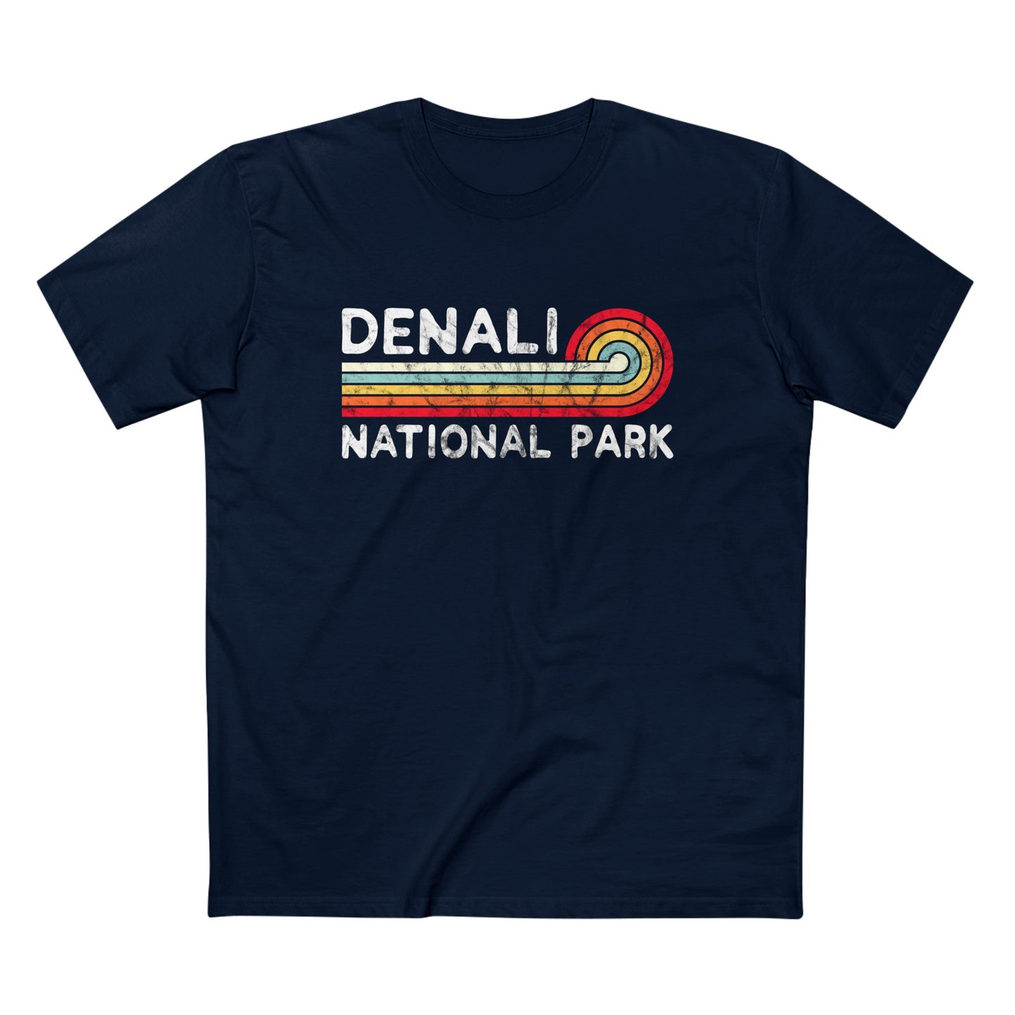 Denali National Park T-Shirt - Vintage Stretched Sunrise