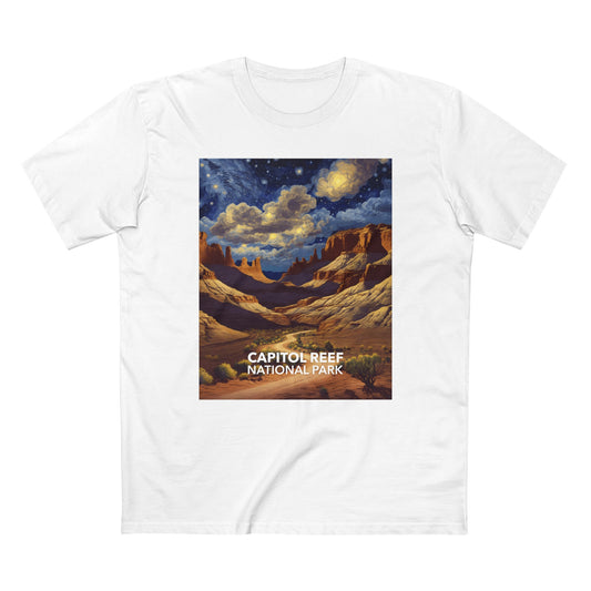 Capitol Reef National Park T-Shirt - The Starry Night