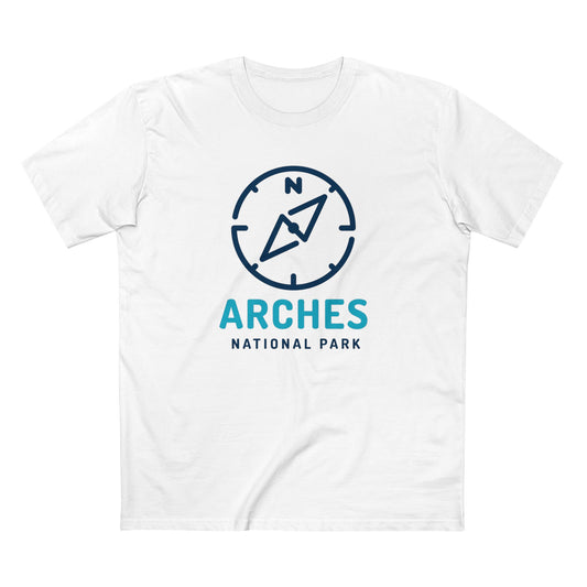 Arches National Park T-Shirt Compass Design
