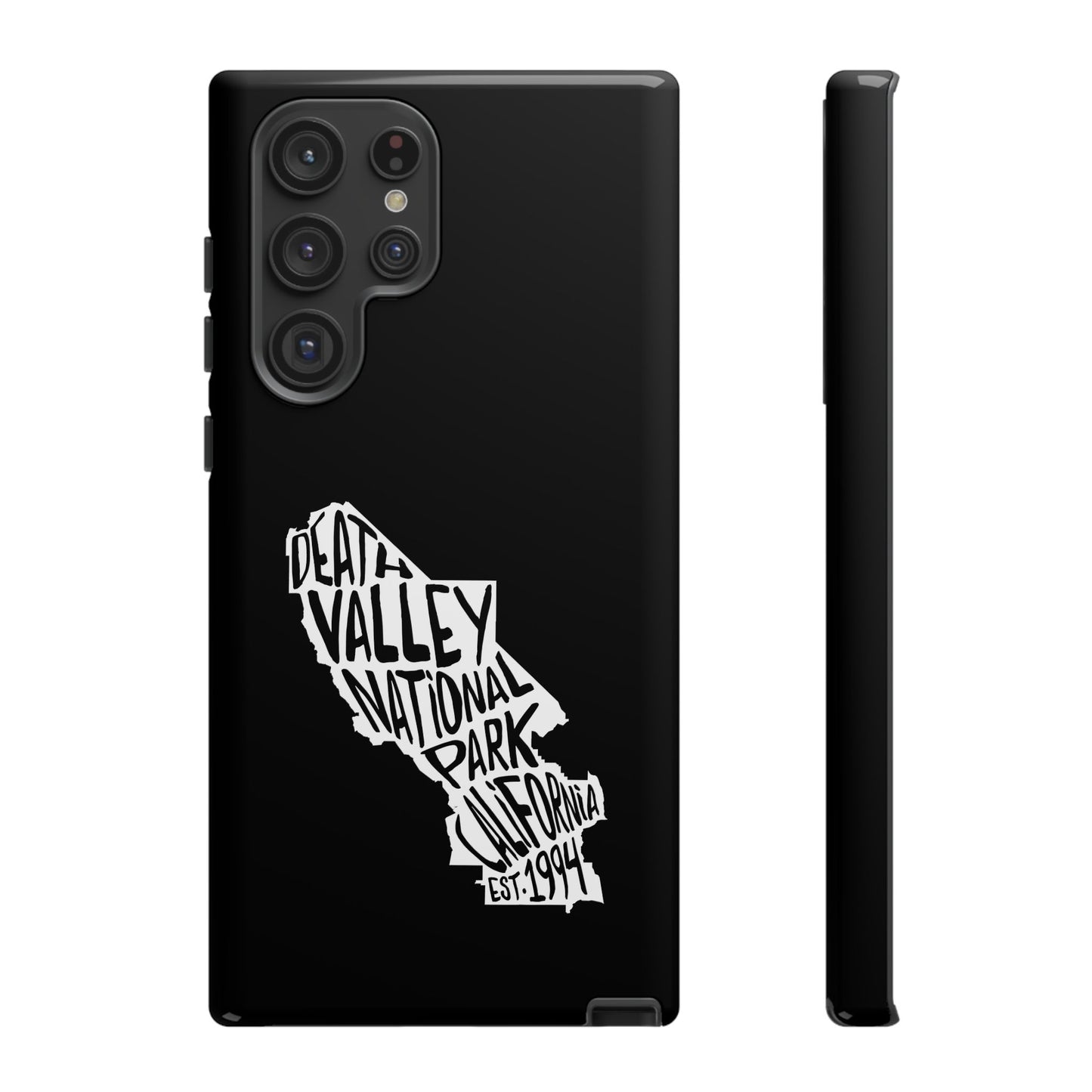 Death Valley National Park Phone Case - Map Design