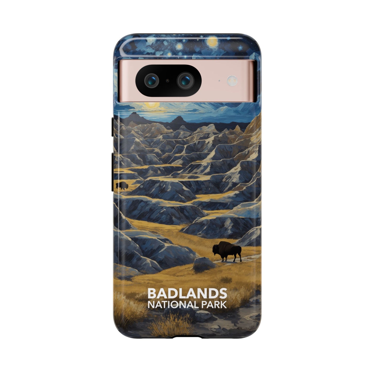 Badlands National Park Phone Case - Starry Night