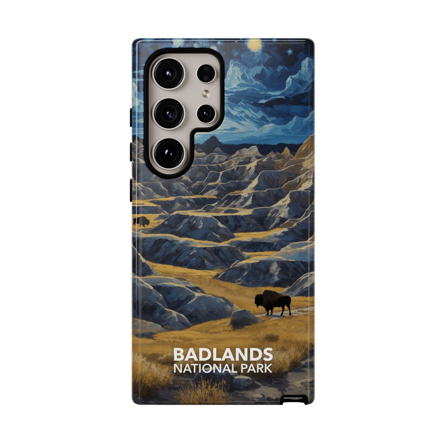 Badlands National Park Phone Case - Starry Night