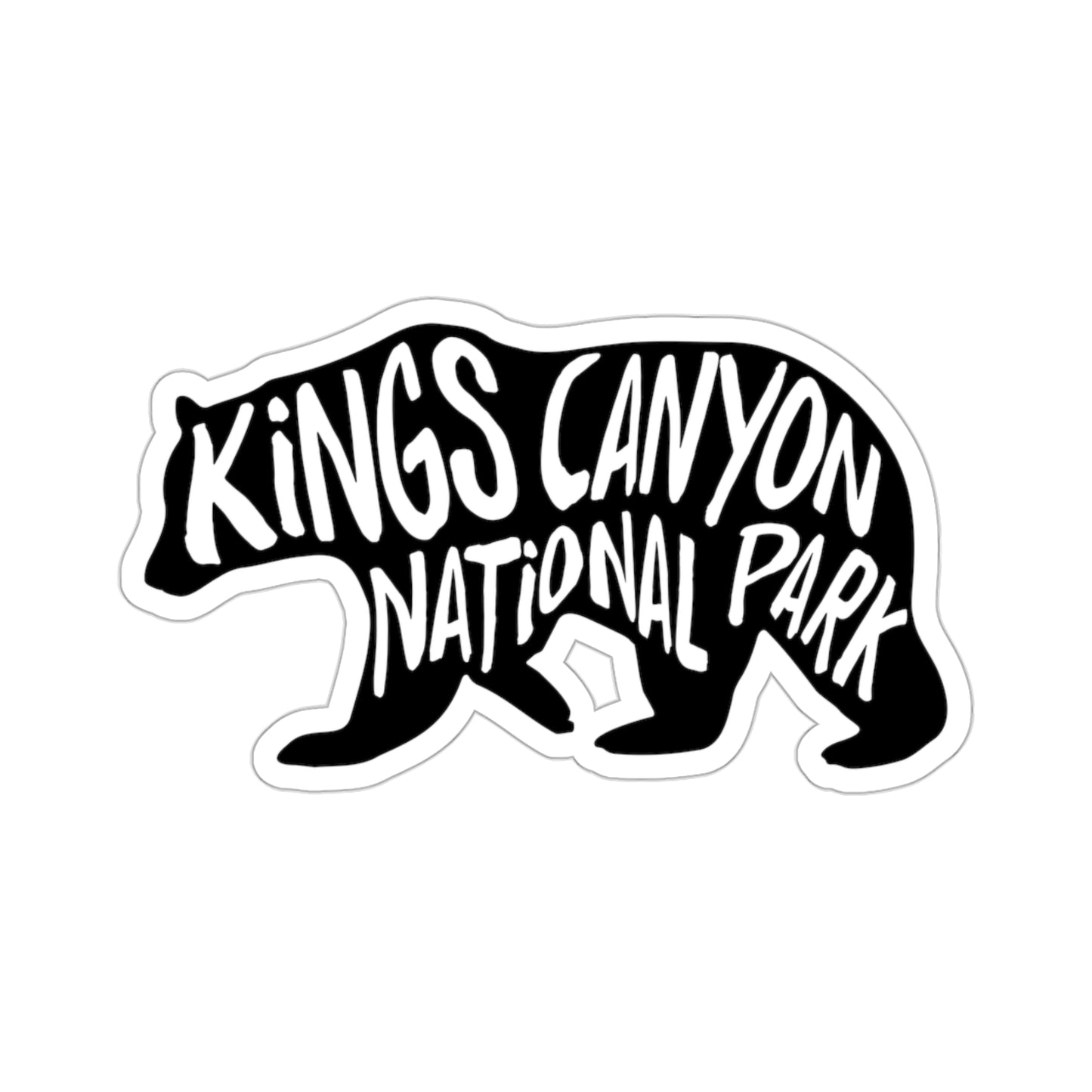 Kings Canyon National Park Sticker - Black Bear