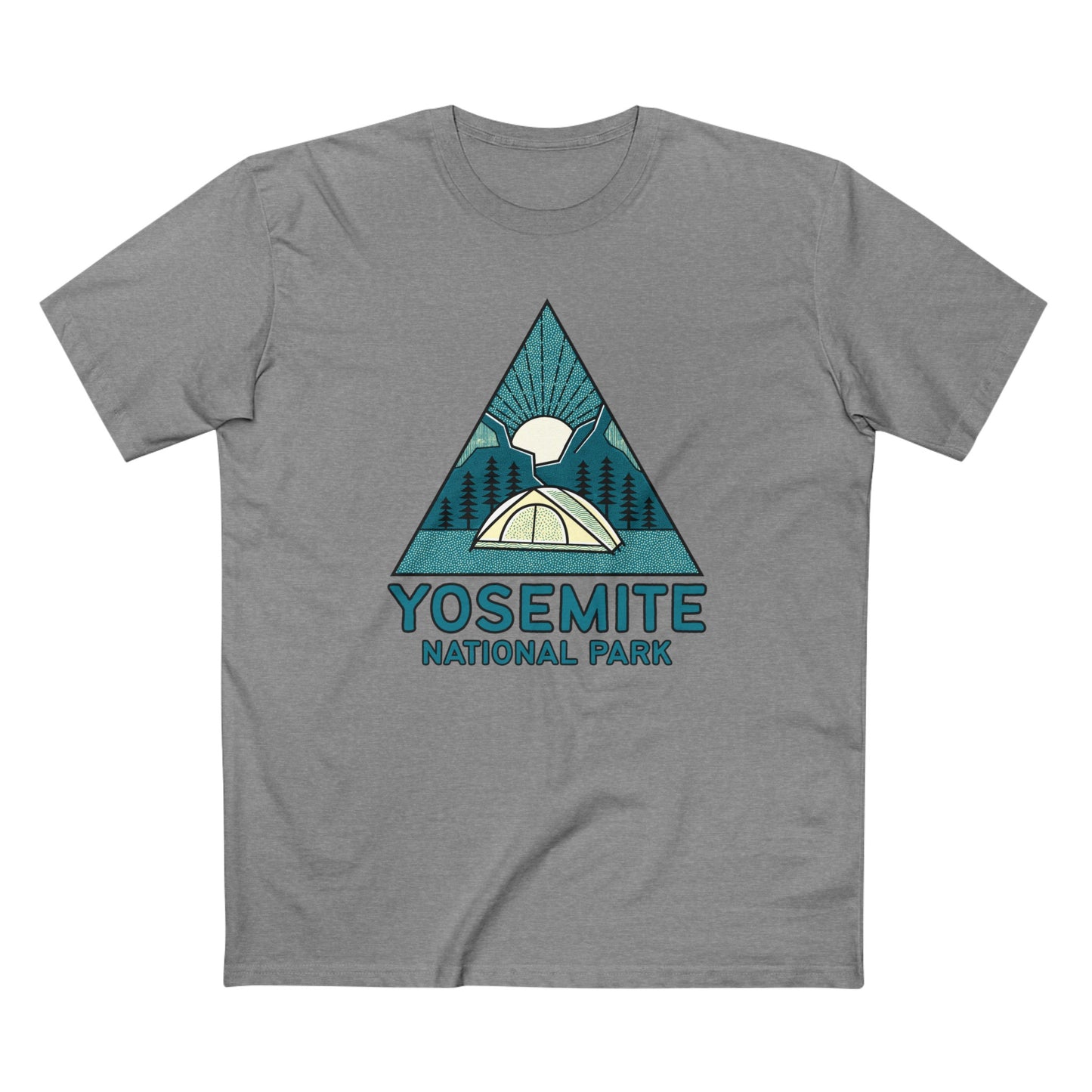 Yosemite National Park T-Shirt Sunrise Triangle Graphic