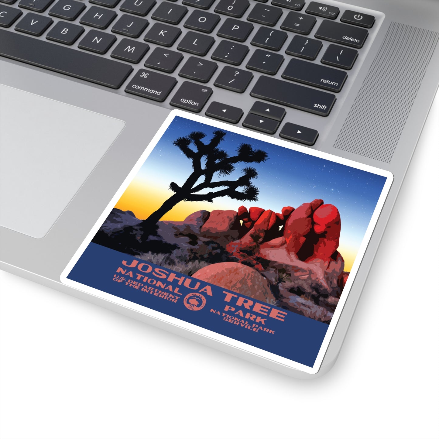 Joshua Tree National Park Sticker - Skull Rock