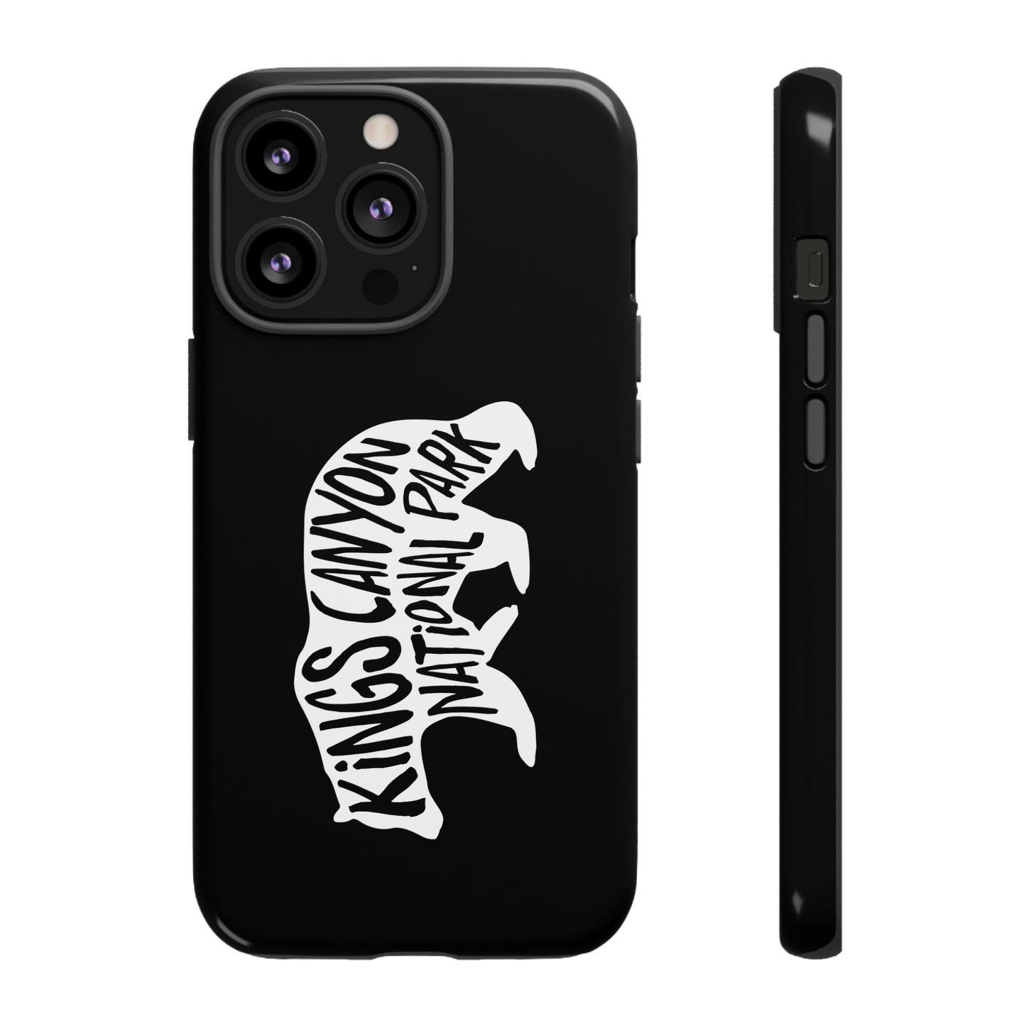 Kings Canyon National Park Phone Case - Black Bear Design