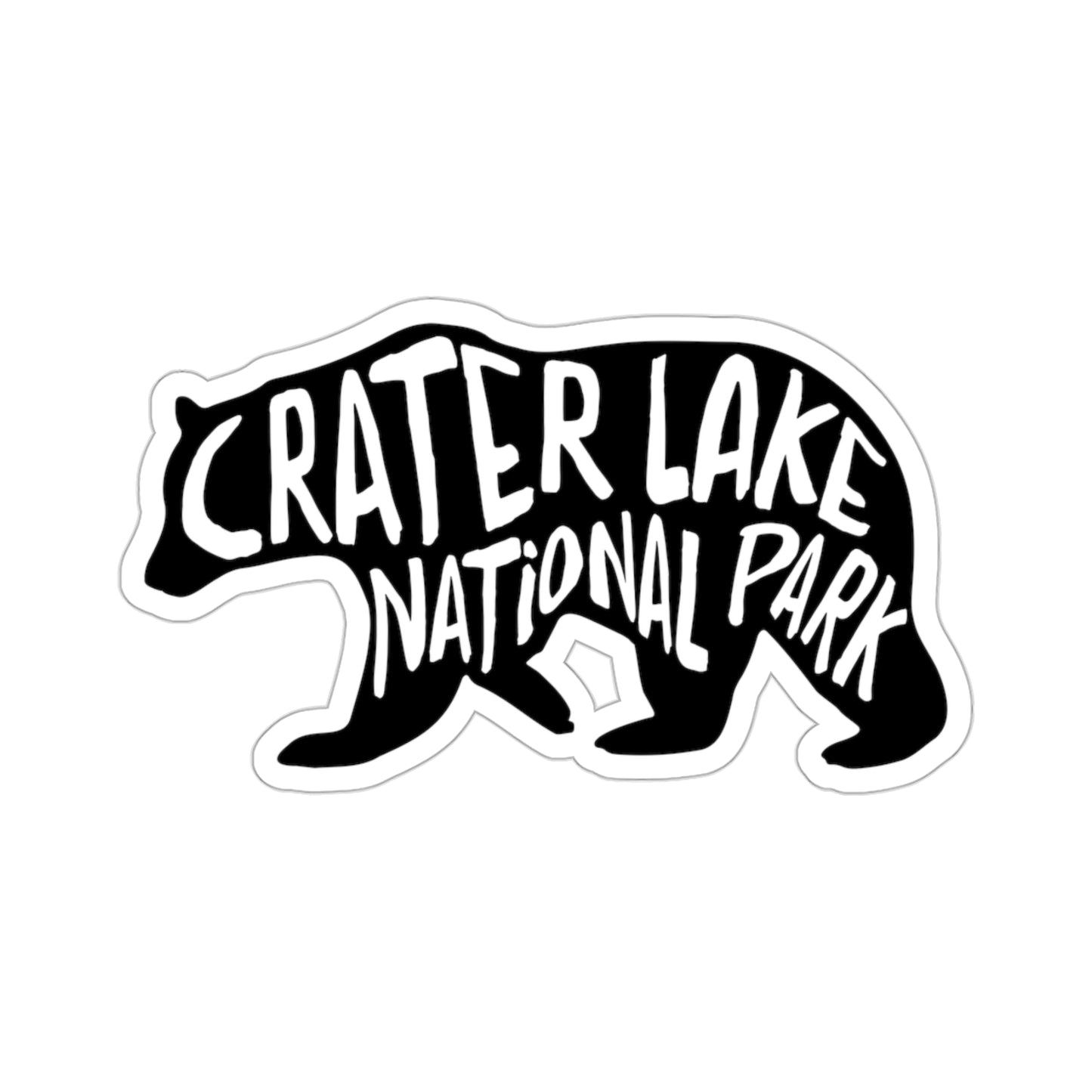 Crater Lake National Park Sticker - Black Bear