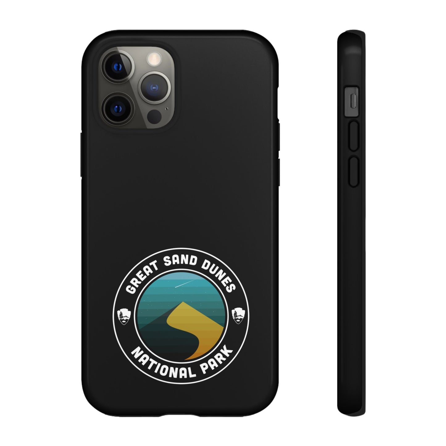 Great Sand Dunes National Park Phone Case - Round Emblem Design