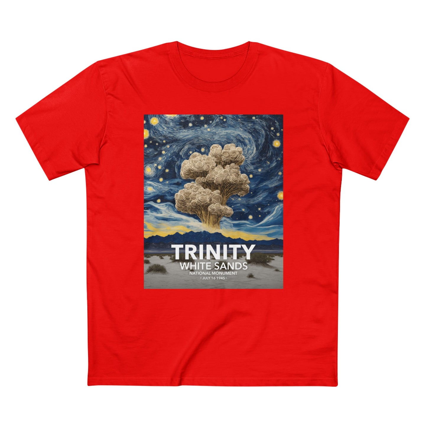 White Sands National Park T-Shirt - The Starry Night Trinity Test