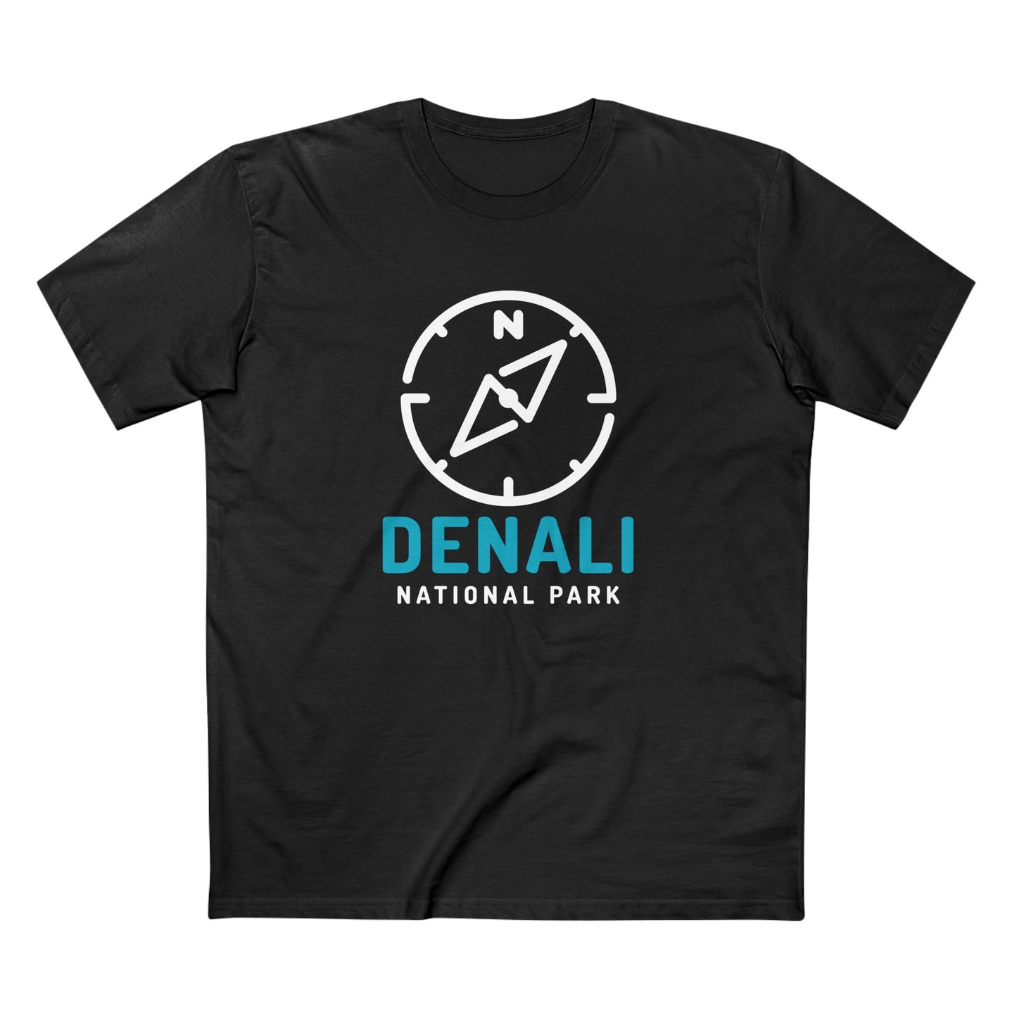 Denali National Park T-Shirt Compass Design