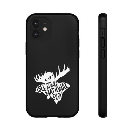 Isle Royale National Park Phone Case - Moose Design