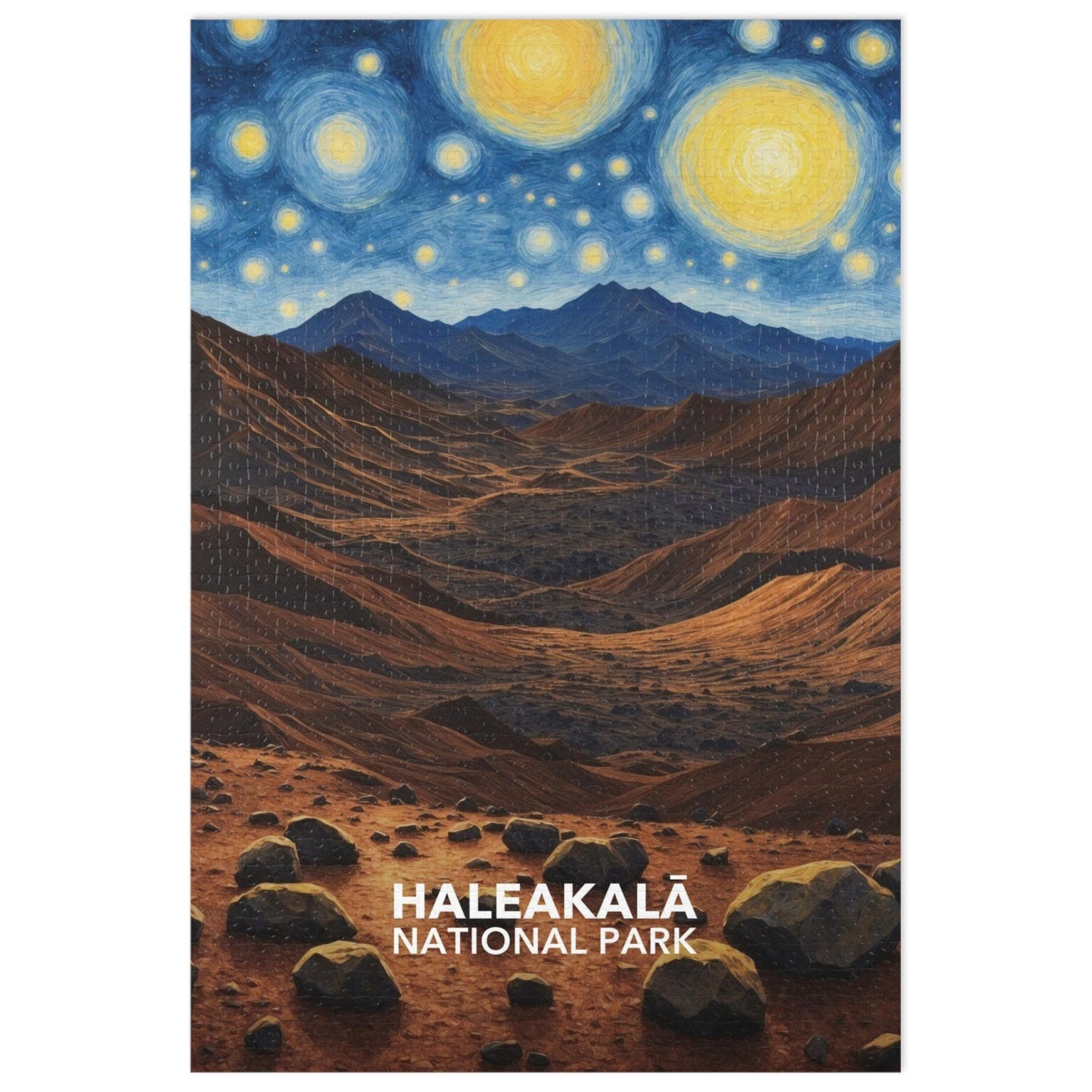 Haleakala National Park Jigsaw Puzzle - The Starry Night