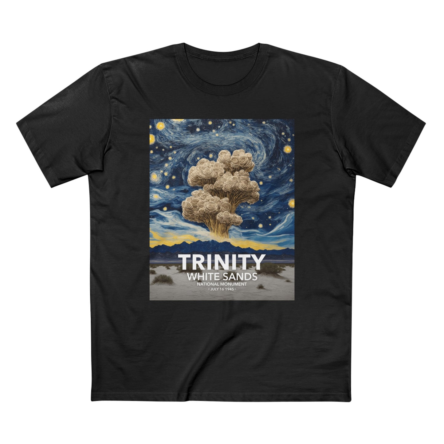 White Sands National Park T-Shirt - The Starry Night Trinity Test