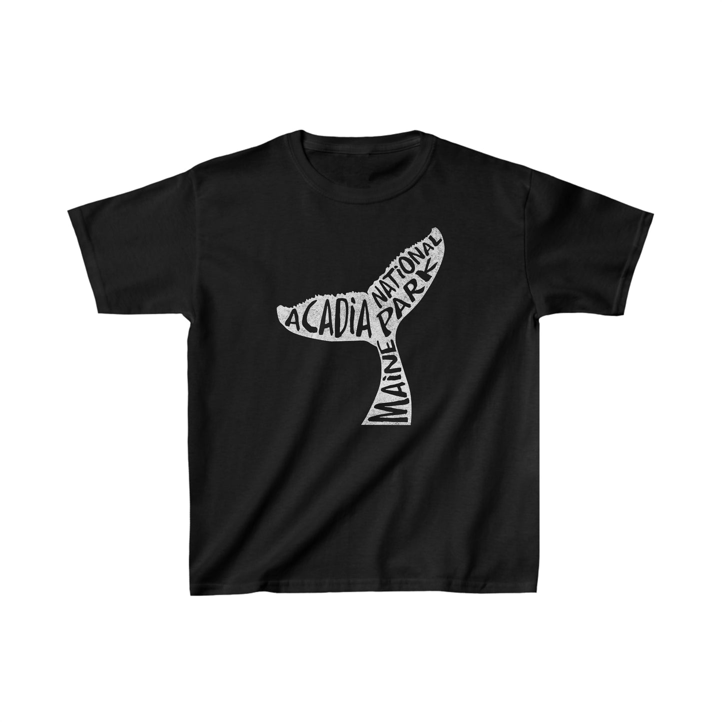 Acadia National Park Child T-Shirt - Whale Tail Design