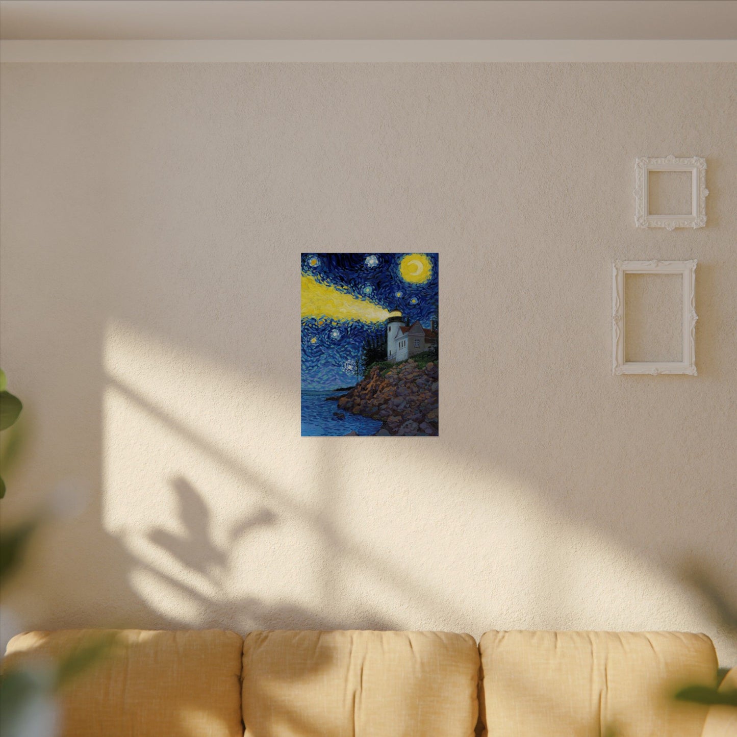Acadia National Park Starry Night Poster - Premium Textured Paper