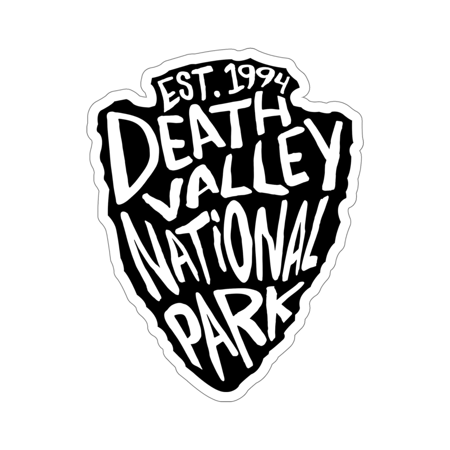 Death Valley National Park Sticker - Arrow Head Design